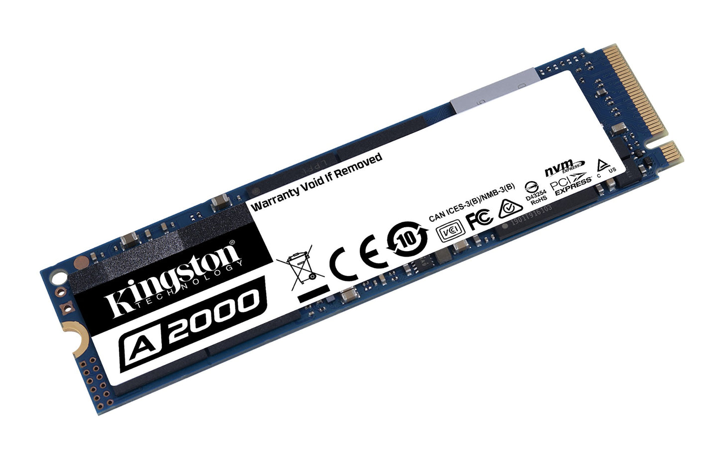 Kingston Technology A2000 M.2 500 GB PCI Express 3.0 3D NAND NVMe