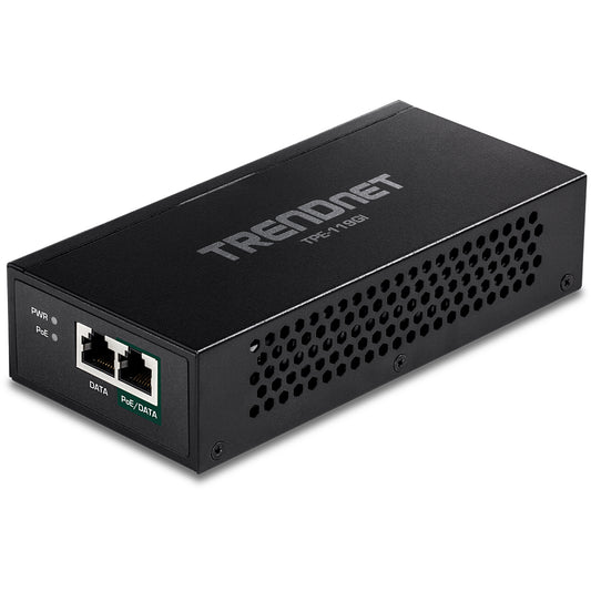 CONVERTS A NON-POE PORT TO A POE++ GIGABIT PORT SUPPLIES POE (15.4W), POE+ (30W)