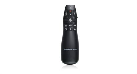GME430R - iogear RED POINT PRO 2.4GHZ GYROSCOPIC PRESENTATION MOUSE WITH LASER POINTER