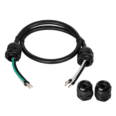 3FT, 3-WIRE TO 3-WIRE (ROJ), 10 AWG, INCLUDES 4X CABLE GLANDS