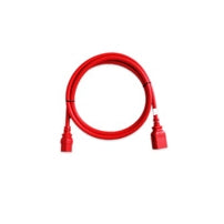 SECURELOCK LOCKING CABLE (6/PKG),5FT (1.5M),RED,12AWG,1XIEC C-20,1XIEC C-19