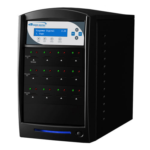 SDShark-11T-BK - Vinpower Digital SDSHARK1TO11SD&MICROSDDUPLICATOR