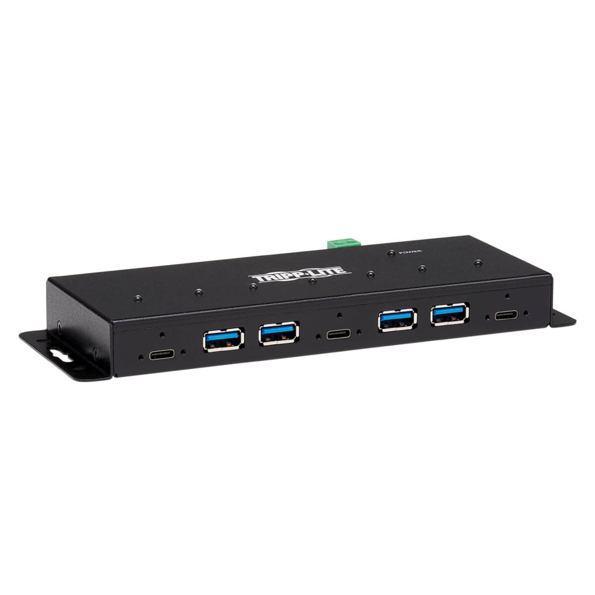 Tripp Lite U460-4A3C-IND interface hub USB 3.2 Gen 2 (3.1 Gen 2) Type-C 10000 Mbit/s Black