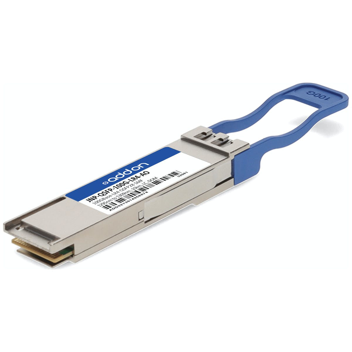 WFSQ28-LR4-J - AddOn Networks JUNIPER JNP-QSFP-100G-LR4 COMP TAA 100G-LR4 1295NM TO 1309NM 10KM QSFP28 LC XCV