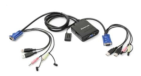 GCS72U - iogear 2-PORT USBCABLEKVMSWITCHWITHAUDIOANDMIC