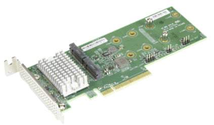 Supermicro AOC-SLG3-2H8M2 interface cards/adapter Internal M.2