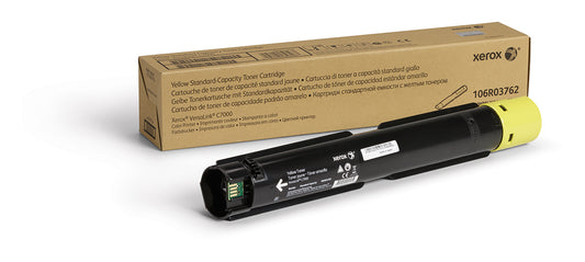 106R03762 - Xerox GENUINE XEROX YELLOW STANDARD CAPACITY TONER CARTRIDGE FOR THE XEROX VERSALINK C