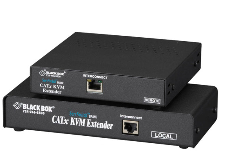 KVM EXTENDER - VGA, PS/2, SINGLE-ACCESS, CATX, GSA, TAA