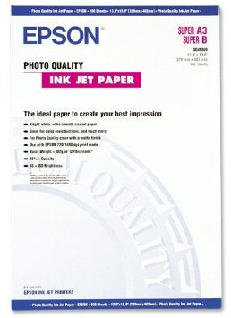 Epson Photo Quality, DIN A3+, 102g/mÂ² photo paper A3+ White Matte