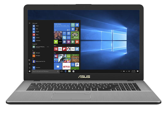 ASUS VivoBook N705FN-ES76 Notebook 17.3" Full HD IntelÂ® Coreâ„¢ i7 8 GB DDR4-SDRAM 512 GB SSD NVIDIAÂ® GeForceÂ® MX150 Wi-Fi 5 (802.11ac) Windows 10 Home Gray