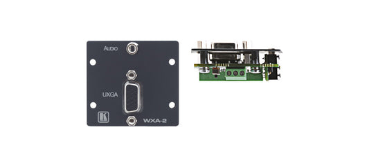 WXA-2 - Kramer Electronics COMPUTER GRAPHICS VIDEO & STEREO AUDIO WALL PLATE INSERT.