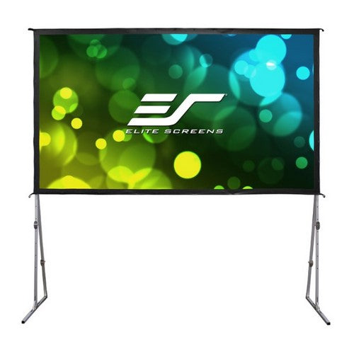 OMS120H2PLUS - Elite Screens Yard Master Plus, 120-INCH 16:9 Height Setting Adjustable Portable Projector Screen=