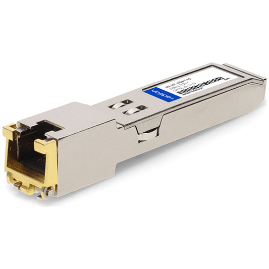 MA-SFP-10GB-T-AO - AddOn Networks CISCO MERAKI MA-SFP-10GB-T COMPATIBLE TAA COMPLIANT 100/1000/10000BASE-TX