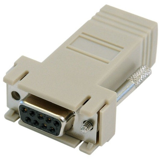 Digi 76000697 cable gender changer DB-9 RJ-45 Gray