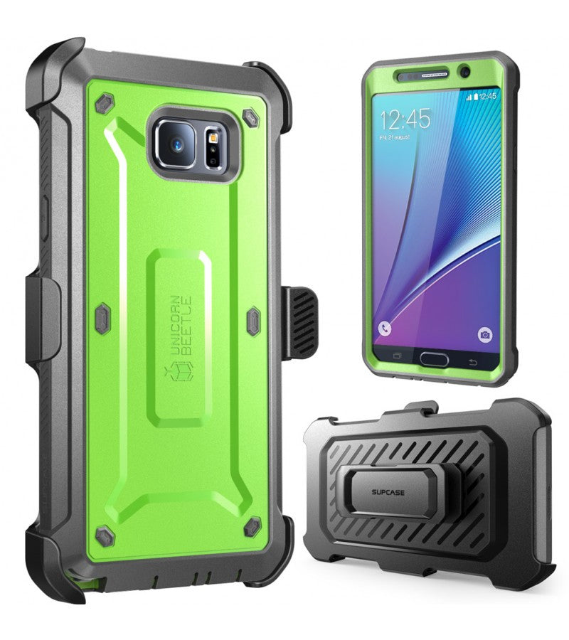 S-NOTE5-UBP-GN - i-Blason GALAXY NOTE 5 BEETLE PRO CASE - GREEN