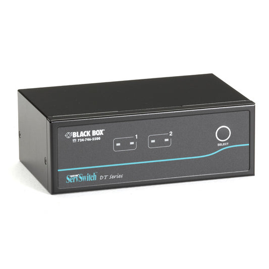 DESKTOP KVM SWITCH - DUAL-HEAD DVI-D, USB, 2-PORT, GSA, TAA