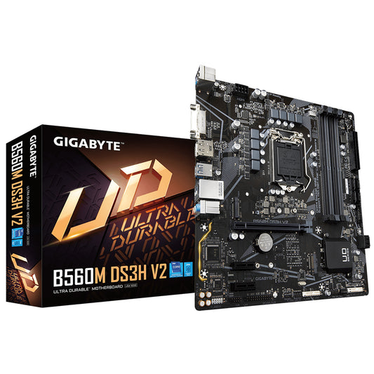 Gigabyte B560M DS3H V2 motherboard Intel B560 Express LGA 1200 micro ATX