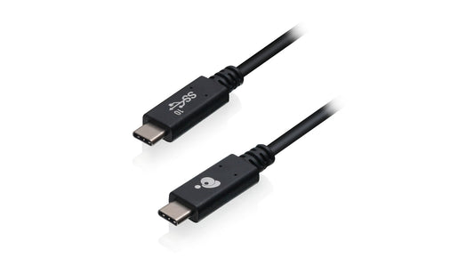 G2LU3CCM01E - iogear SMART USB-C TO USB-C (USB-IF CERTIFIED) 10 GBPS 3.3FT (1M) CABLE WITH E-MARKER