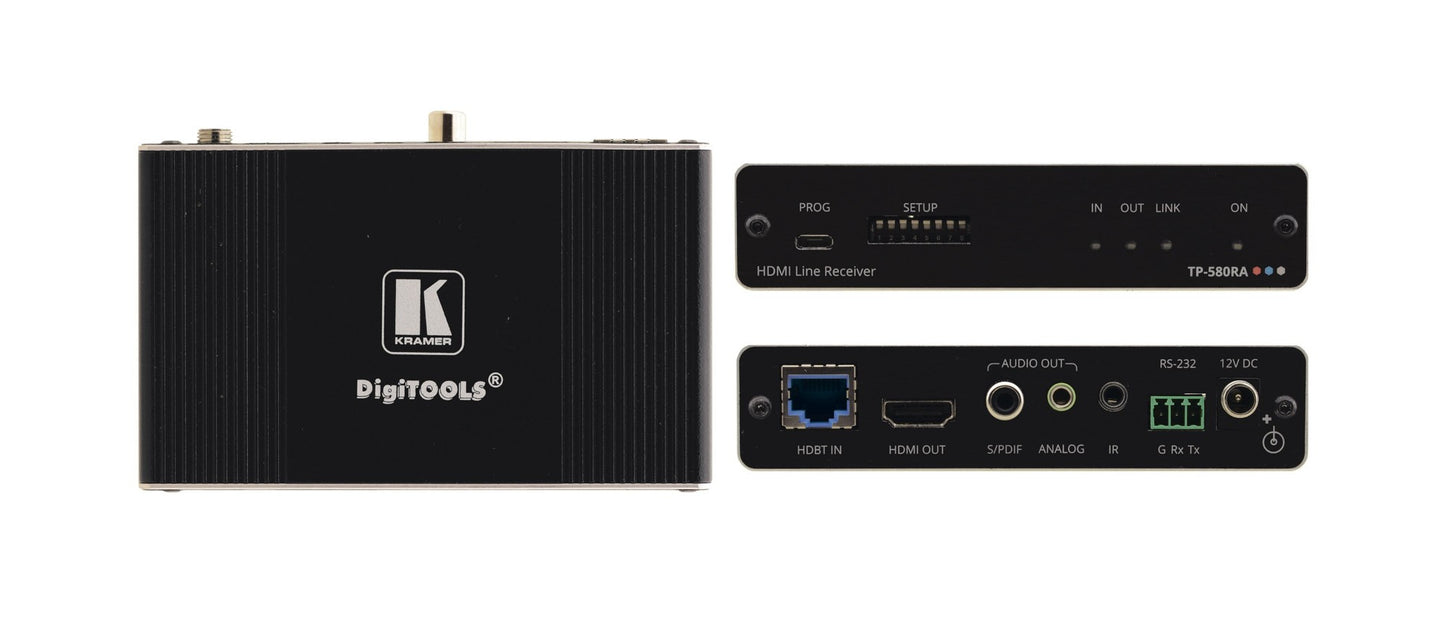 50-8048601090 - Kramer Electronics TP-580RA IS A HIGH-PERFORMANCE, LONG-REACH HDBASET RECEIVER FOR 4K@60HZ (4:2:0)