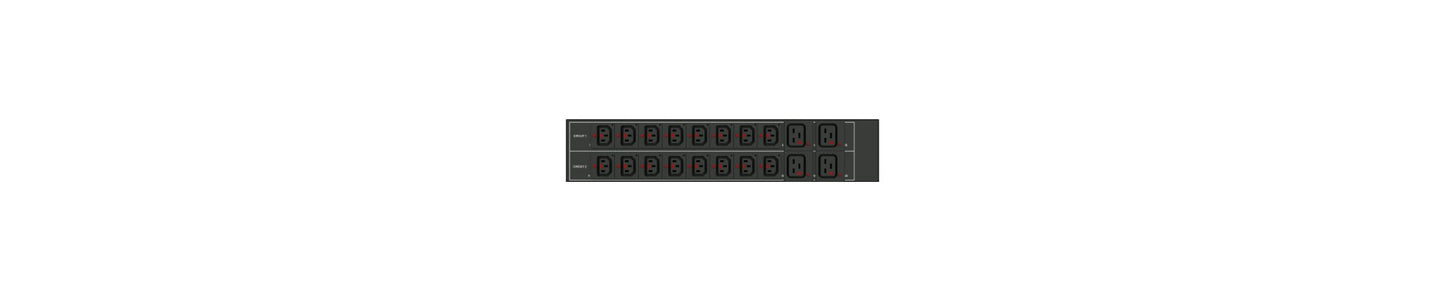 1PH, 208V AC, 30A (24A RATED); 20 OUTLETS: 16X C13 LOCKING, 4X C19 LOCKING; PLUG