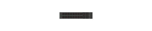1PH, 208V AC, 30A (24A RATED); 20 OUTLETS: 16X C13 LOCKING, 4X C19 LOCKING; PLUG