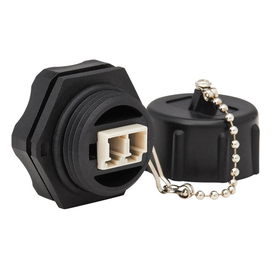 N455-BC01-IND - Tripp Lite RIGID INDUSTRIAL IP68 DUPLEX MULTIMODE FIBER COUPLER (LC/LC) WITH DUST CAP, 10G