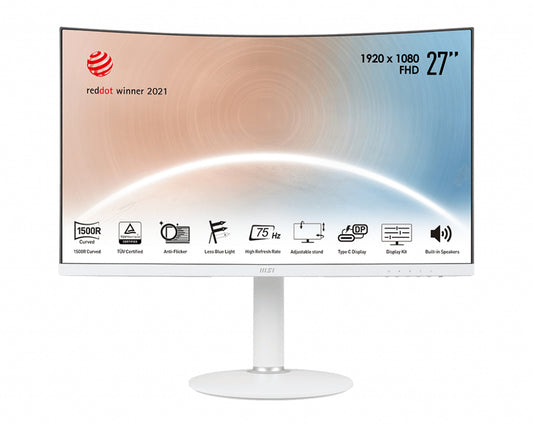 MSI Modern MD271CPW 27" 1920 x 1080 pixels Full HD White