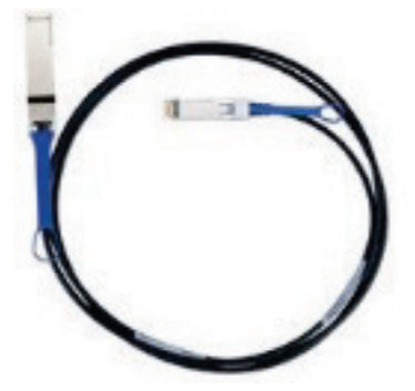 Lenovo 3m Mellanox QSFP Hybrid QSFP to SFP+ InfiniBand cable 118.1" (3 m) SFP+ Black,Blue