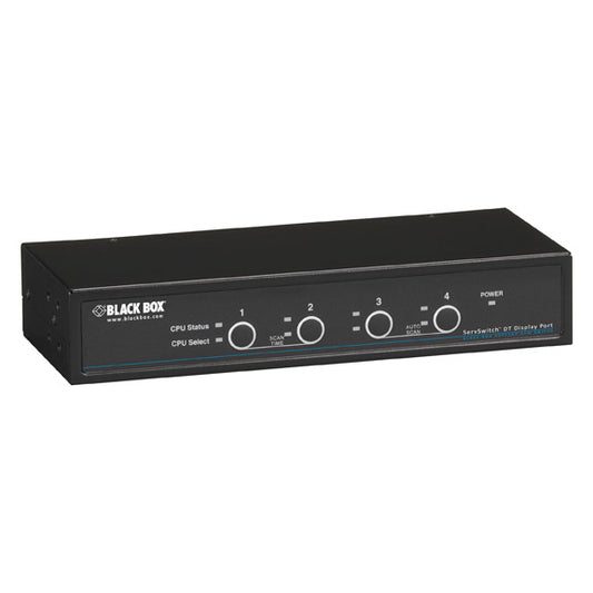 DT KVM SWITCH DISPLAYPORT WITH USB AND AUDIO - 4-PORT, GSA, TAA