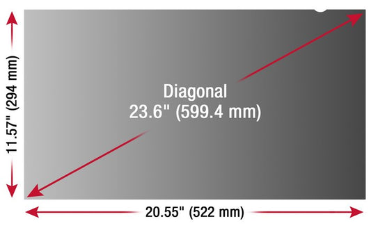 Viewsonic VSPF2360, VIEWSONIC 23.6 PRIVACY FILTER SCREEN