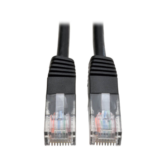 Tripp Lite N002-100-BK networking cable Black 1200.8" (30.5 m) Cat5e U/UTP (UTP)