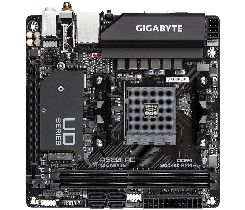 Gigabyte A520I AC motherboard AMD A520 Socket AM4 mini ITX