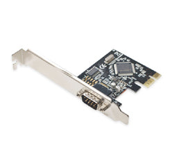 SD-PEX15021 - SYBA PCIE 1X DB9 PORT SERIAL CARD, MOSCHIP 9901 CHIPSET, WITH LOW PROFILE BRACKET