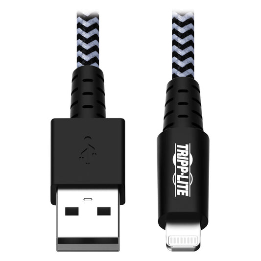 M100-006-HD - Tripp Lite HEAVY-DUTY USB SYNC/CHARGE CABLE WITH LIGHTNING CONNECTOR, 6 FT. (1.8 M)