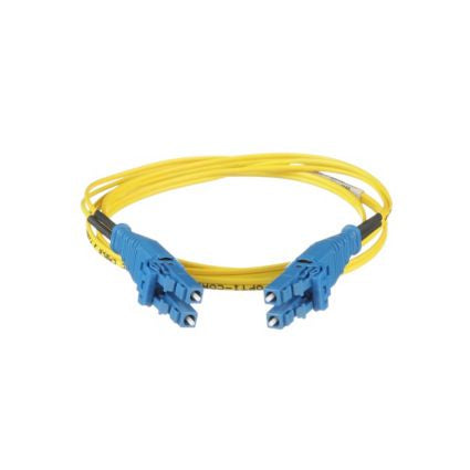 Panduit F92ERQ1Q1SNM007 fiber optic cable 275.6" (7 m) 2x LC OFNR OS1/OS2 Yellow