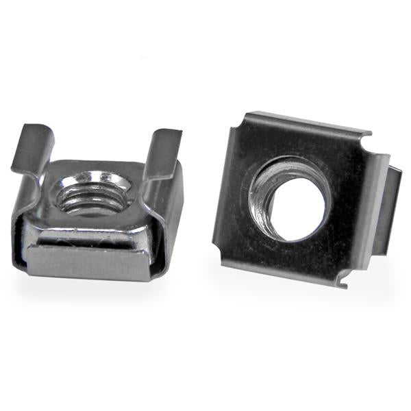 CABCAGENUTS6 - StarTech.com INSTALL YOUR RACK-MOUNTABLE HARDWARE SECURELY WITH THESE HIGH QUALITY CAGE NUTS