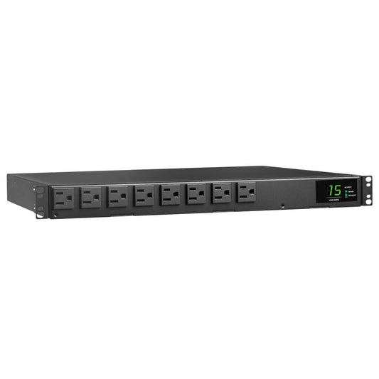 Tripp Lite PDUMH15ATS power distribution unit (PDU) 8 AC outlet(s) 1U Black