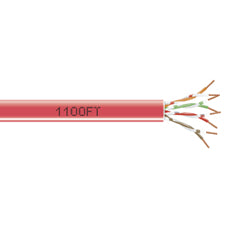 Black Box EYN848A-PB-1000 networking cable Red 12000" (304.8 m) Cat5e U/UTP (UTP)