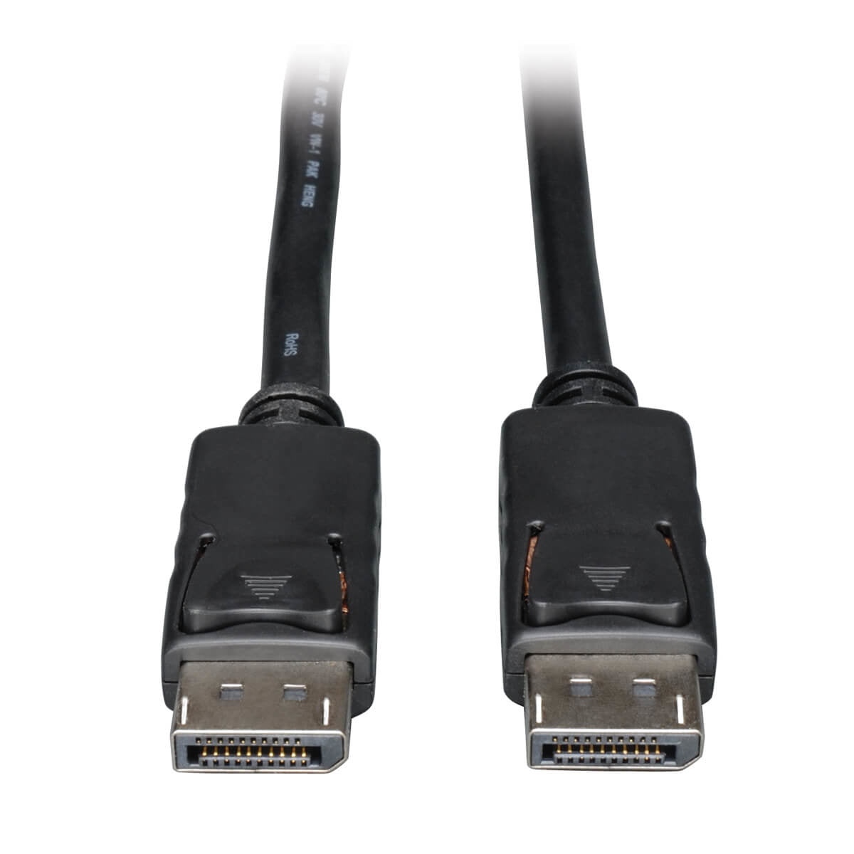 P580-003 - Tripp Lite 3FT DISPLAYPORT CABLE WITH LATCHES VIDEO / AUDIO DP 4K X 2K M/M 3FT
