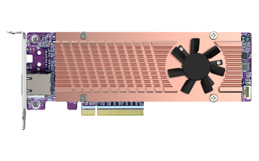 QM2 SERIES, 2 X PCIE 2280 M.2 SSD SLOTS, PCIE GEN4 X 8, 1 X AQC113C 10GBE NBASE-