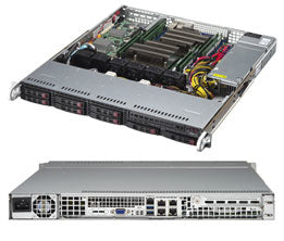 Supermicro 1028R-MCT IntelÂ® C612 LGA 2011 (Socket R) Rack (1U) Black