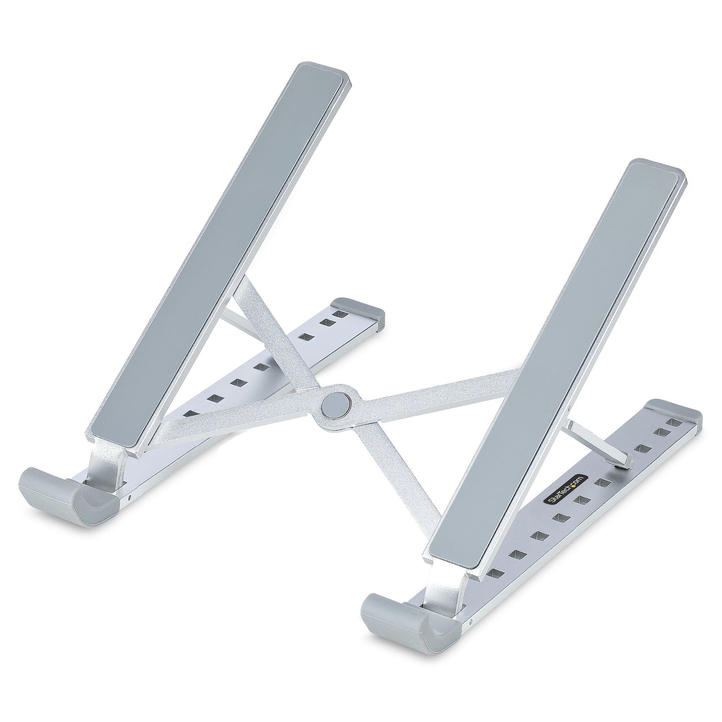 FOLDABLE LAPTOP RISER STAND, PORTABLE HEIGHT ADJUSTABLE ERGONOMIC LAPTOP STAND,