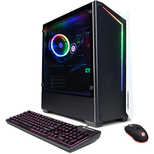 CyberpowerPC Gamer Supreme i7-12700KF Desktop IntelÂ® Coreâ„¢ i7 16 GB DDR4-SDRAM 2500 GB HDD+SSD Windows 11 Home PC Black