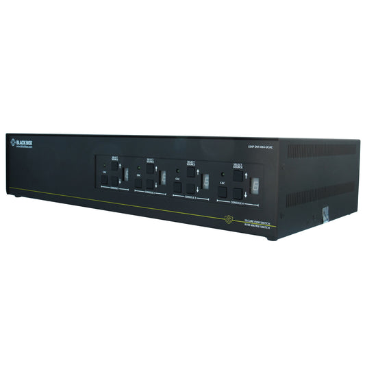 SECURE KVM MATRIX SWITCH, NIAP 3.0 CERTIFIED - 4 USERS X 8 SOURCES, DVI-I, USB,