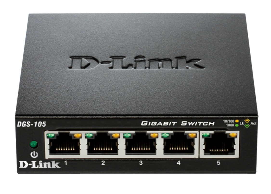 UNMANAGED GIGABIT SWITCH. 5-PORT GIGABIT UNMANAGED DESKTOP METAL SWITCH. LIMITED