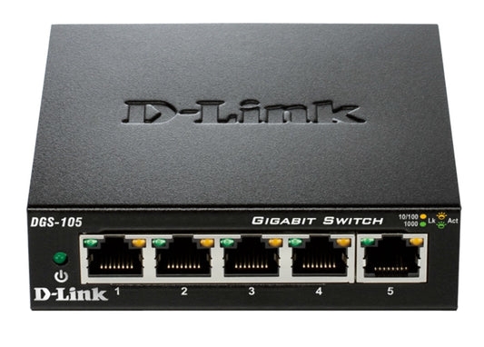 UNMANAGED GIGABIT SWITCH. 5-PORT GIGABIT UNMANAGED DESKTOP METAL SWITCH. LIMITED