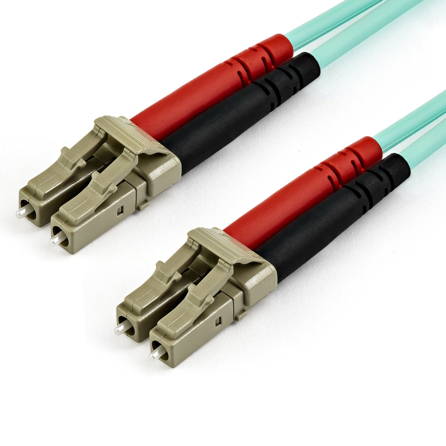 LC TO LC MULTIMODE DUPLEX FIBER OPTIC PATCH CABLE CONNECTS WITH SFP+ AND QSFP+ T