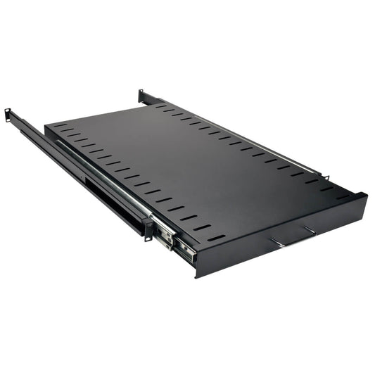 RACK ENCLOSURE CABINET HEAVY DUTY SLIDING SHELF 200LB CAPACITY