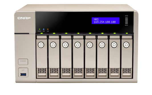 QNAP TVS-863+ NAS Tower Ethernet LAN Gold