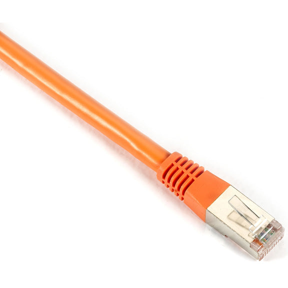EVNSL0610MS-0025 - Black Box CAT6 400-MHZ MOLDED BOOT SOLID ETHERNET PATCH CABLE - SHIELDED (F/UTP), CM PVC (